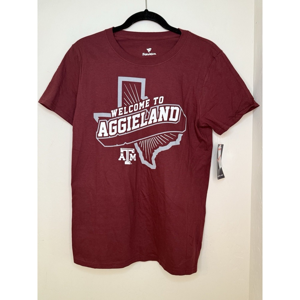Texas A&M Aggies Men's Fanatics Welcome To Aggieland T-Shirt Size Small -NWT